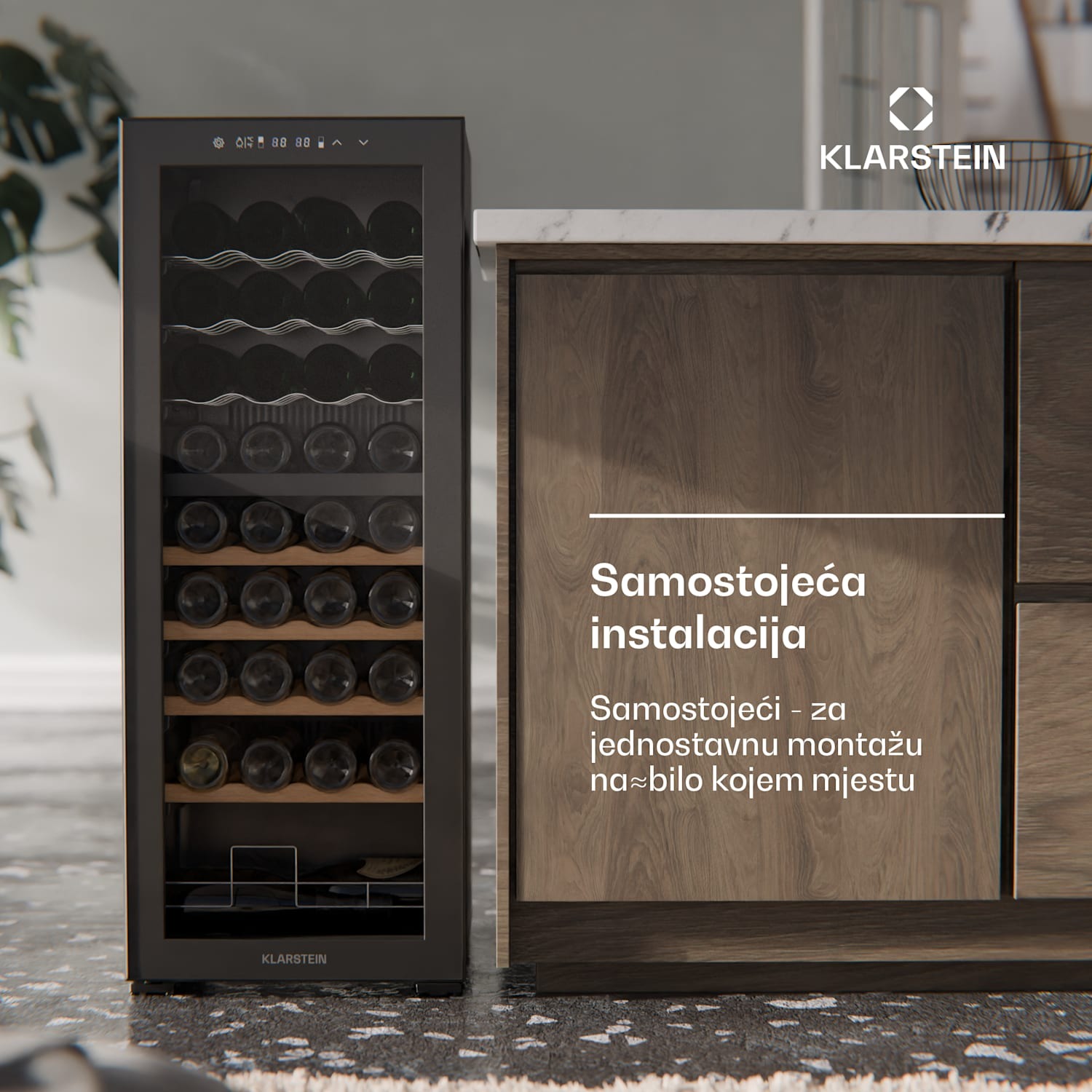 Klarstein Bovella 36 Duo+ hladnjak za vino 01